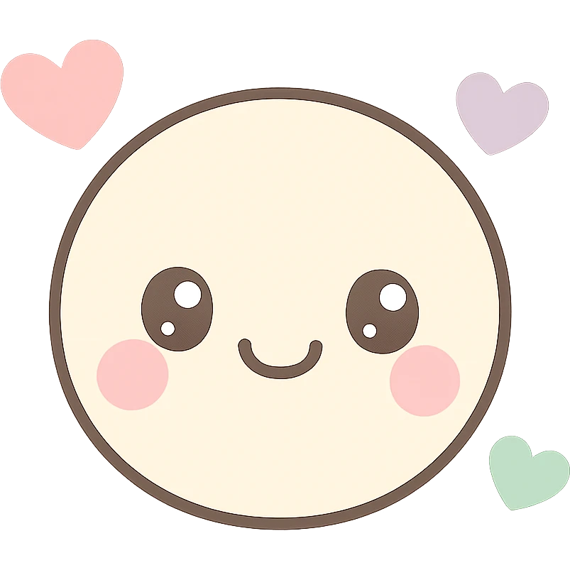 happy face with hearts, joyful expression emoji