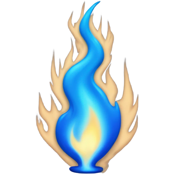blue flame emoji