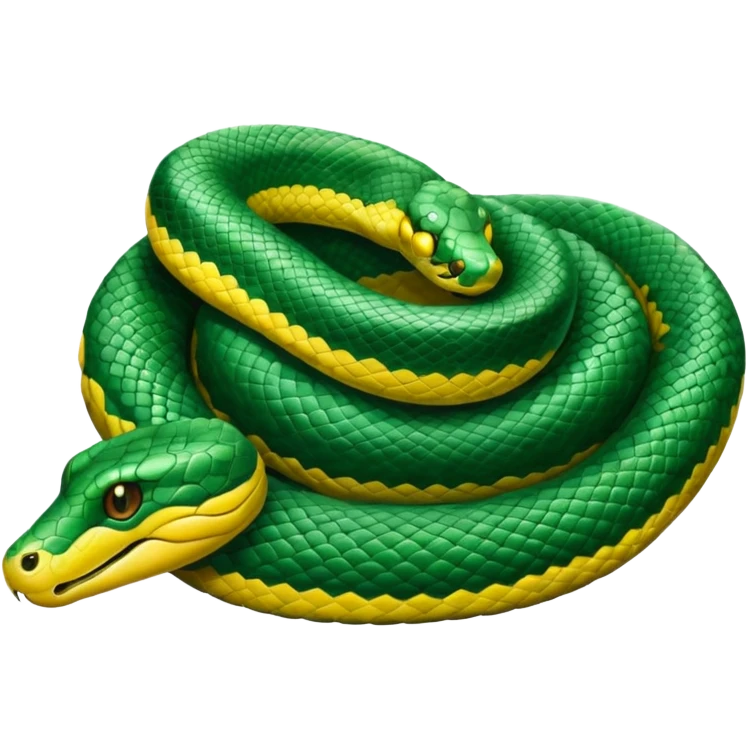 Anaconda coiled up emoji