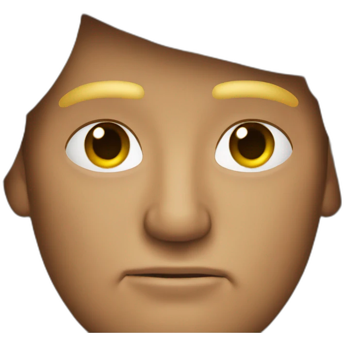 trump with a super dark tan emoji