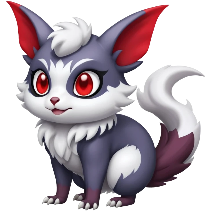 Shiny Furret-Absol-Noibat-Hybrid (Full body) emoji