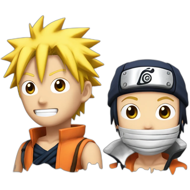 Naruto prenant luffy en levrette emoji