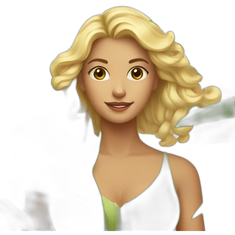 fanning with palm leaves emoji