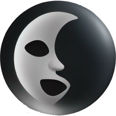 Black moon emoji