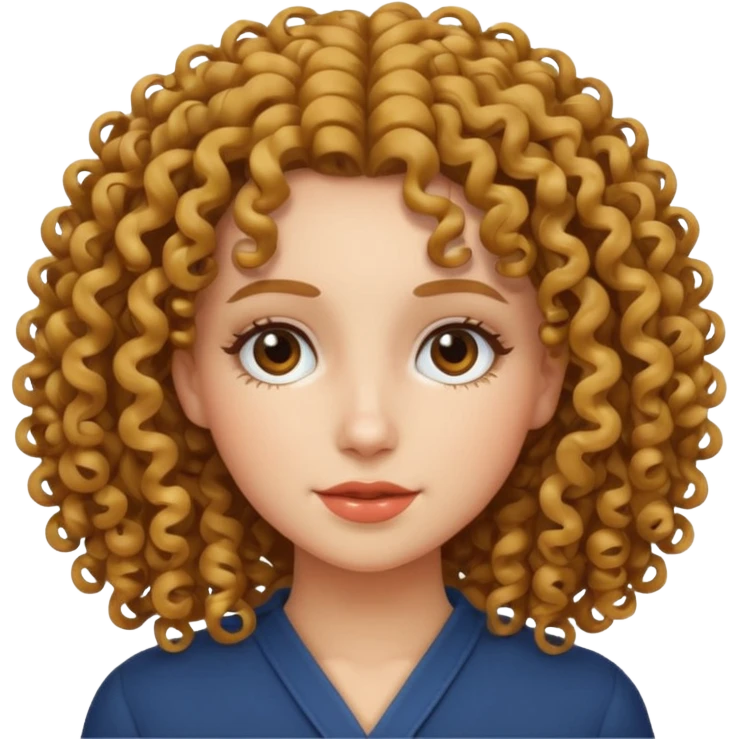 woman with curly hair emoji emoji