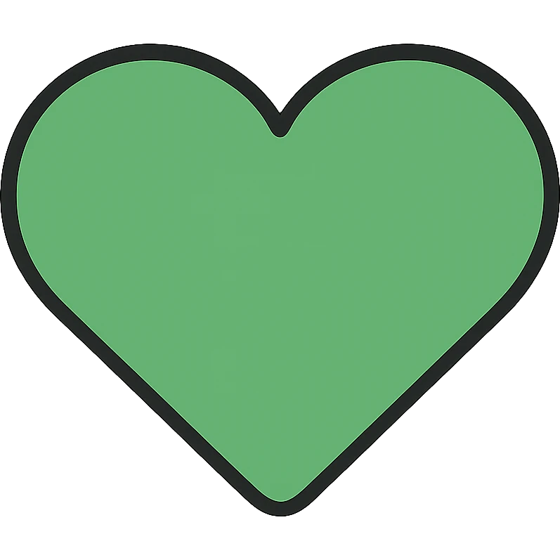 Green heart icon emoji