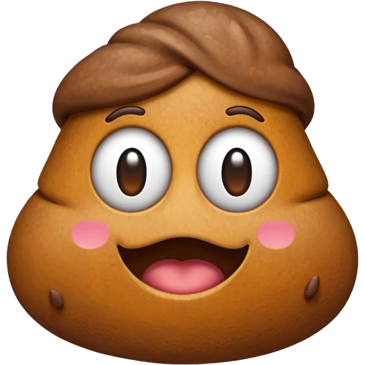 Poop emoji with 👓  emoji
