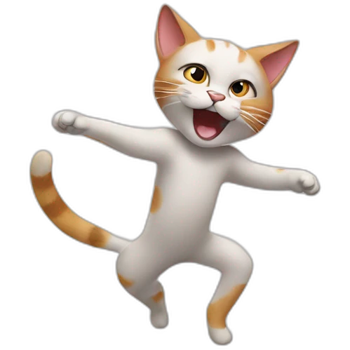 Slap dance cat emoji