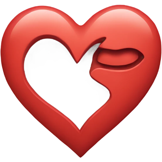 Heart with a D inside emoji