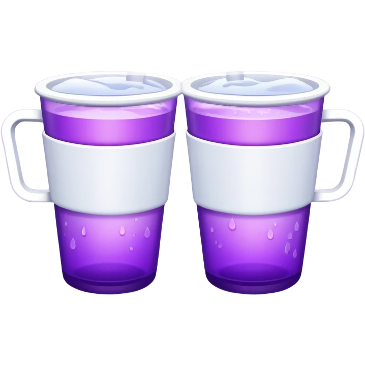 Double Cup purple inside  emoji