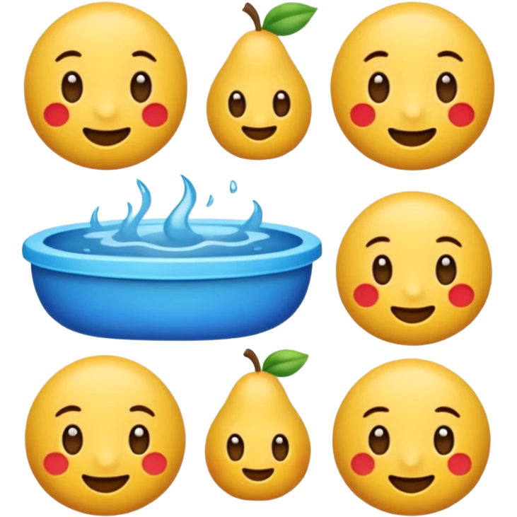 Джинсовая синяя панамка без головы emoji