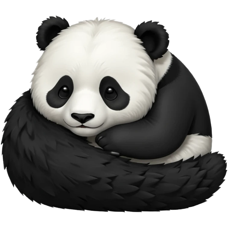 Panda sleeping emoji