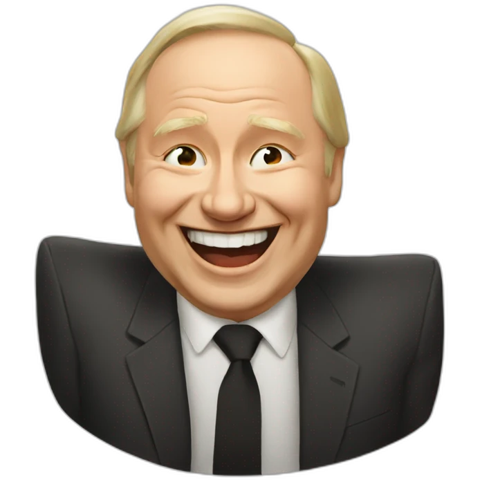 Vladimir poutine laughing  emoji
