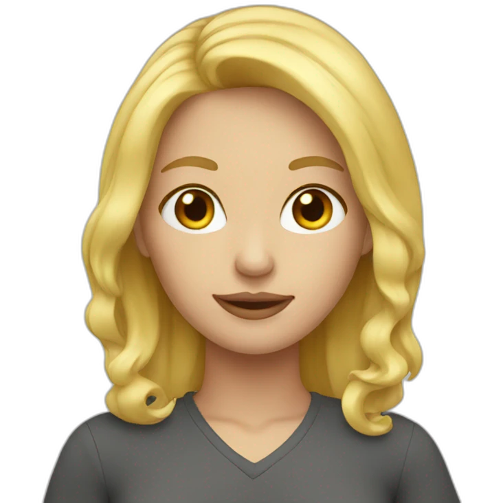 Blonde emoji