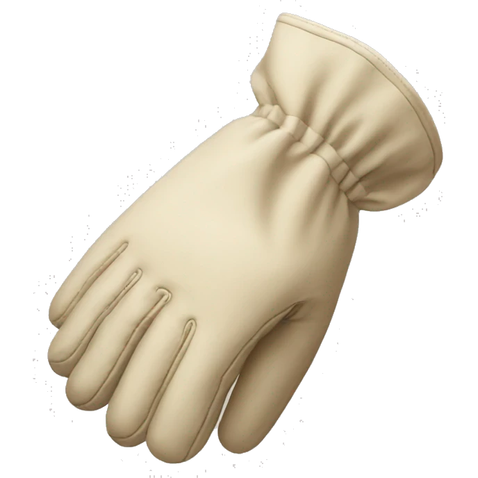 Beige asthetic gloves  emoji