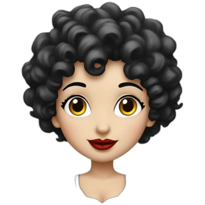 Betty boop emoji