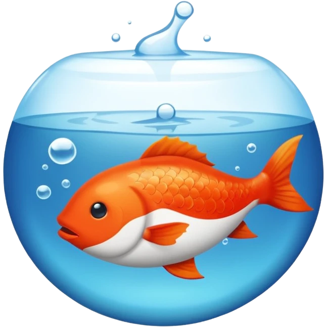 Un savon qui vole avec un poisson dans le bec emoji