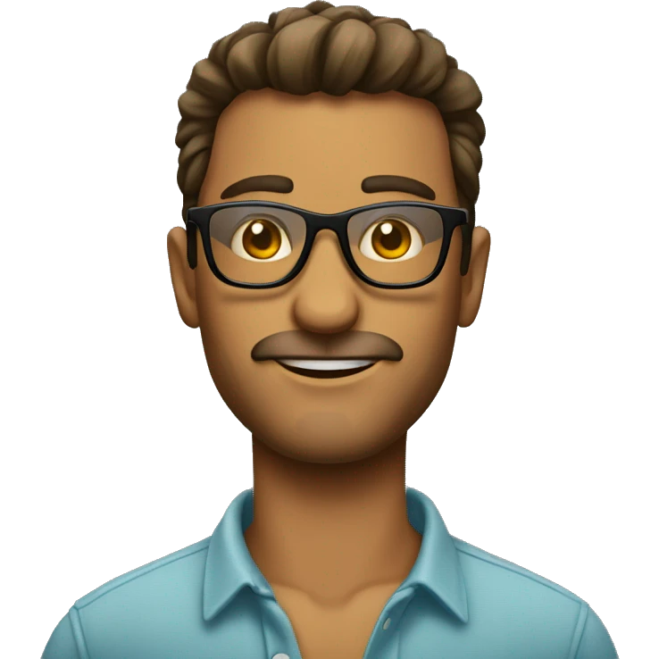 Hombre con gafas de sol emoji
