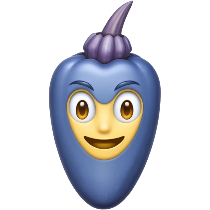 Realistic emoji of a corn blue emoji