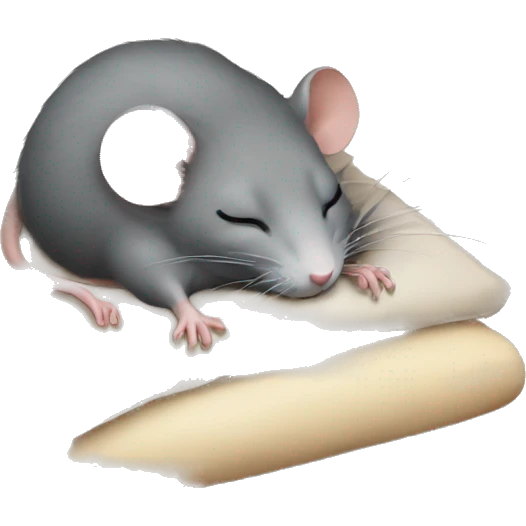 Rat sleeping  emoji