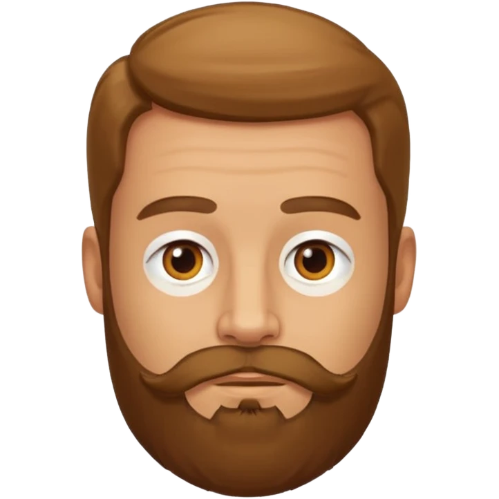 man with goatie beard emoji