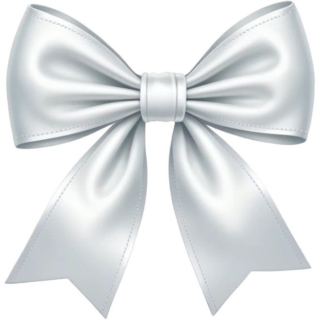 White bow emoji