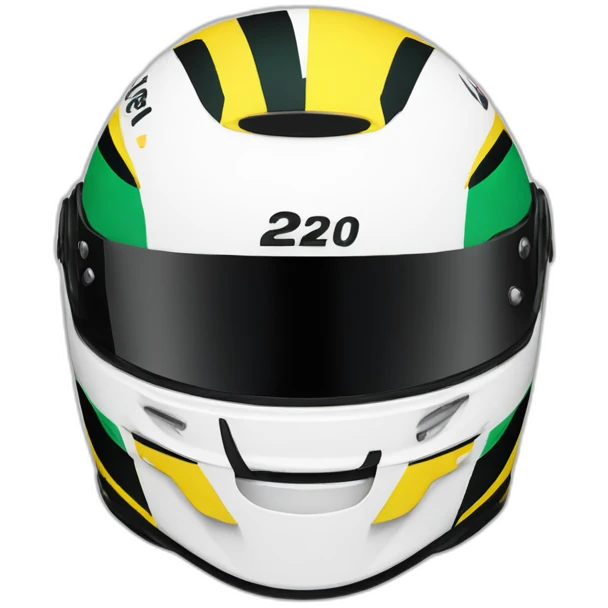 Ayrton Sennas helmet emoji