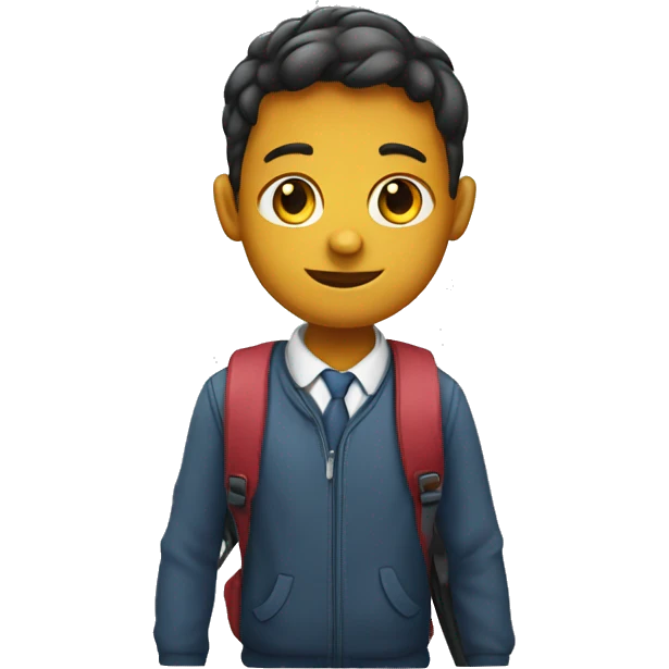 Going to school emoji