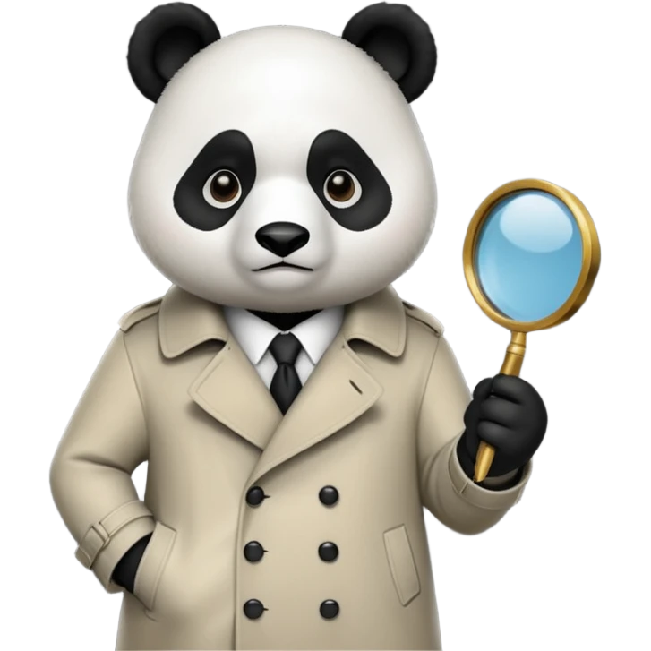 Panda Detective  emoji
