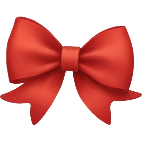 red bow emoji