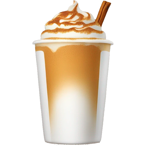 Pumpkin spice latte emoji