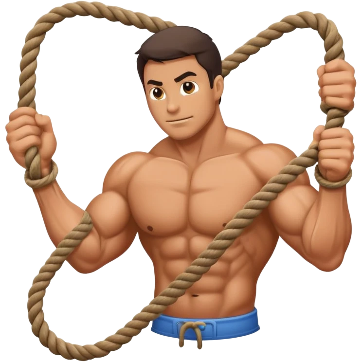 hand pulling a rope emoji