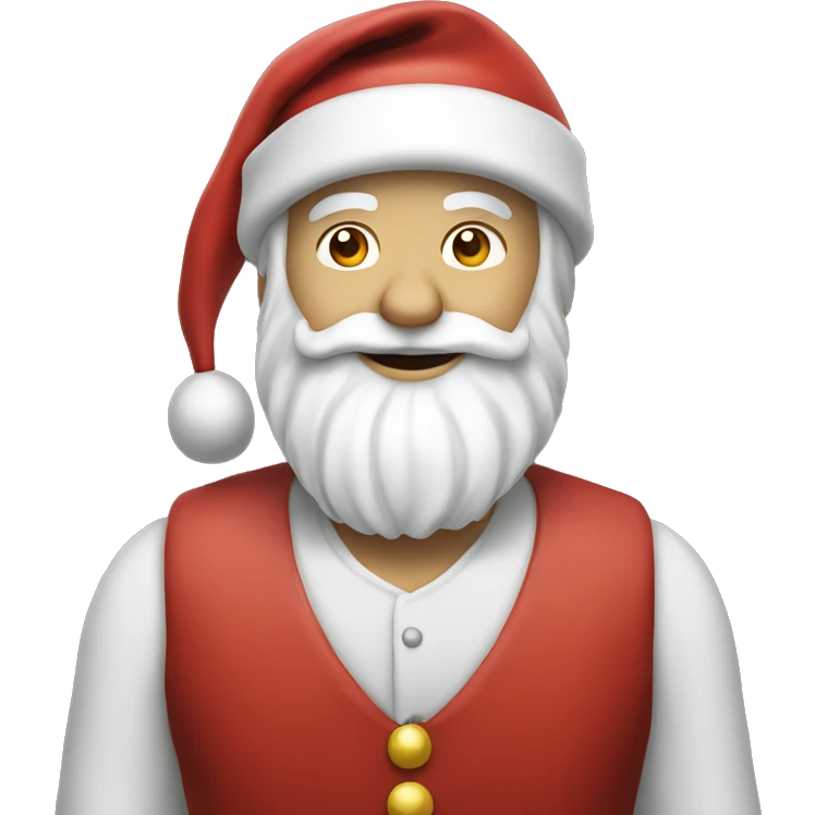White man Santa Claus  emoji