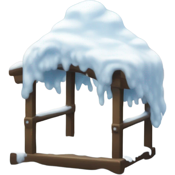 Snow emoji