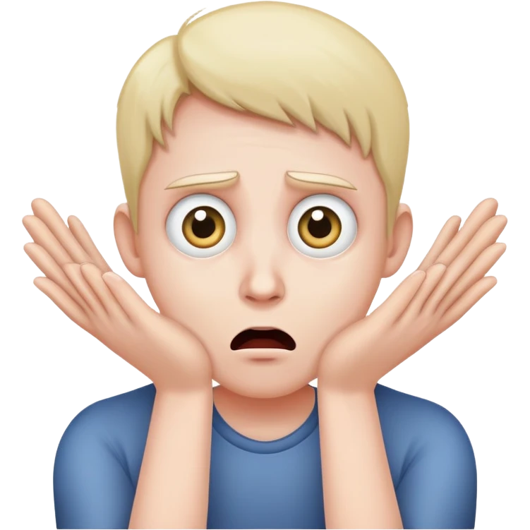 Scared emoji