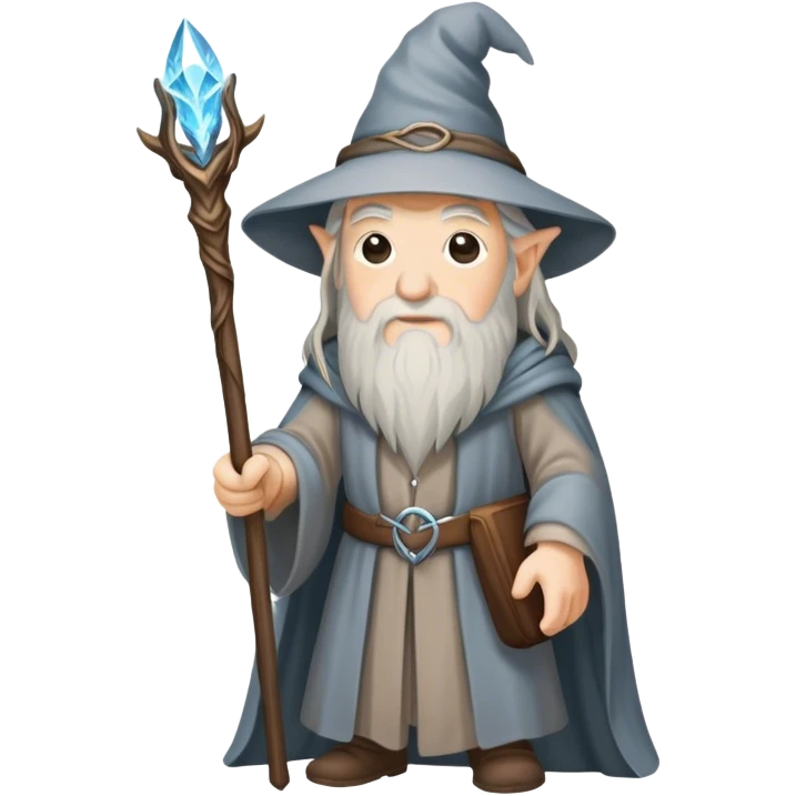 Gandalf avec son bâton magique emoji