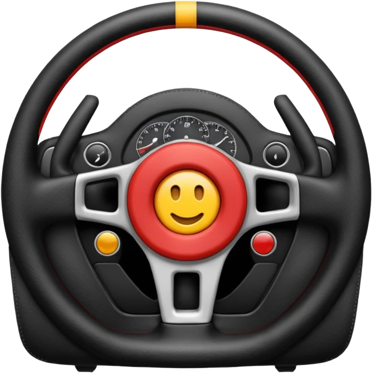 Volant de course rectangulaire  emoji