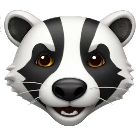 halloween badger emoji