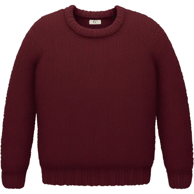 burgundy sweater  emoji