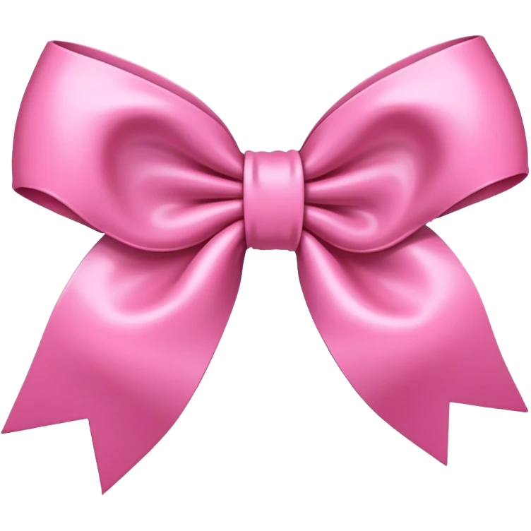 pink coquette bow emoji