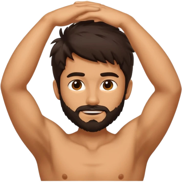 Hairy armpit emoji