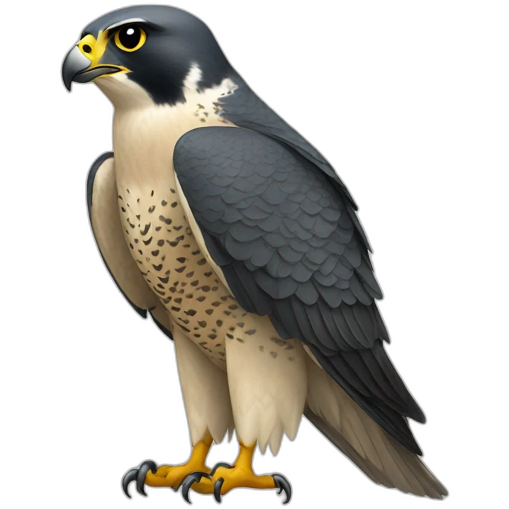 Peregrine falcon emoji