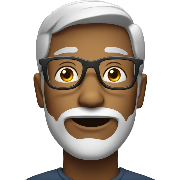 Looking up with glasses emoji