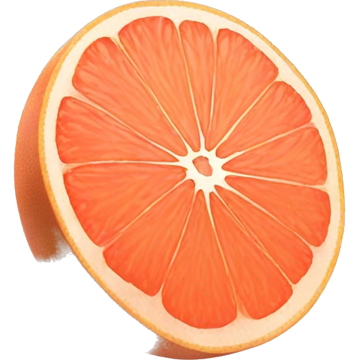 grapefruit slice emoji