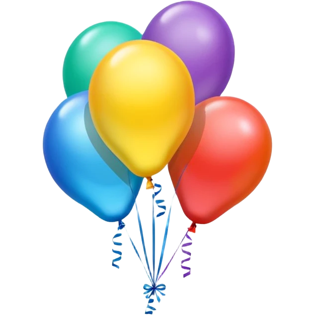 Balloons that say 30  emoji