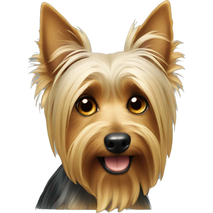 Silky terrier dog  emoji
