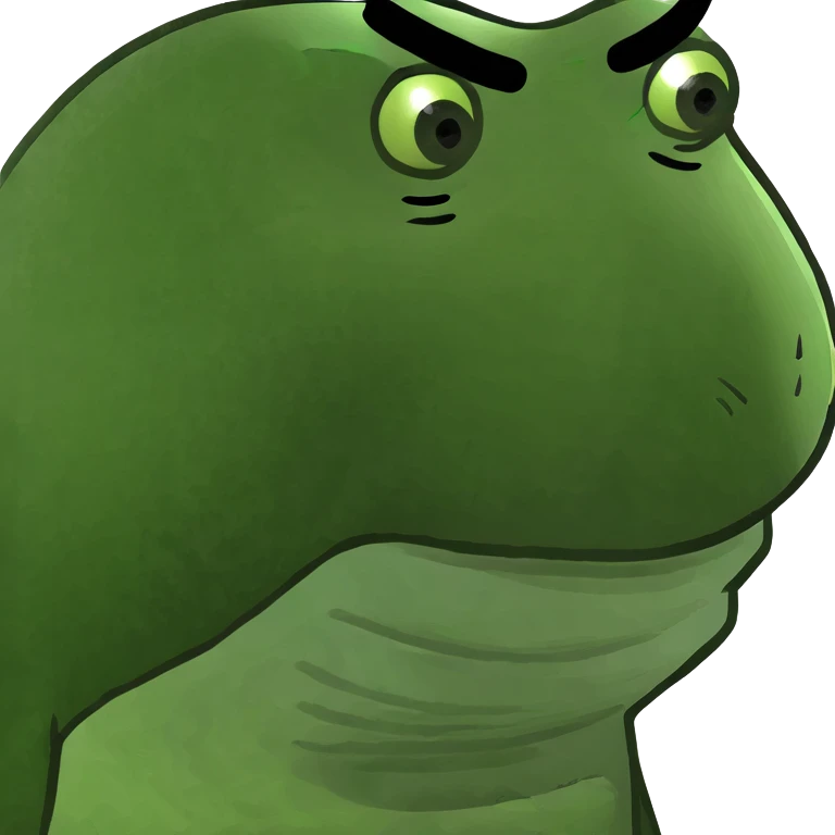 Scary man emoji