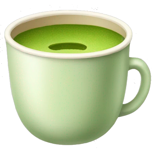 Matcha cup emoji