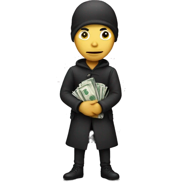 Thief With money emoji