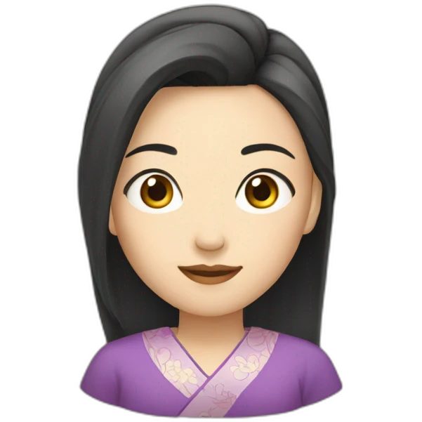 长头发美女 emoji